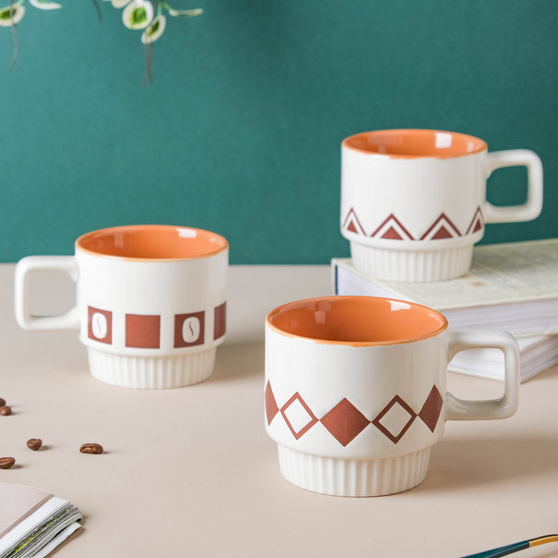 Beige Coffee Mug- Mug for coffee, tea mug, cappuccino mug | Cups and Mugs for Coffee Table & Home Decor