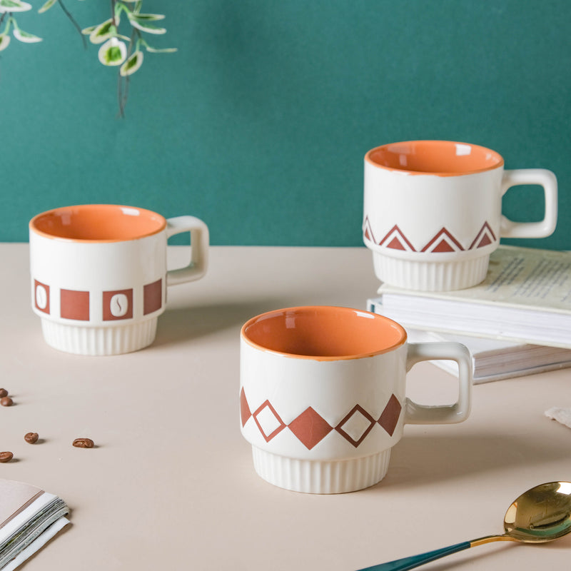 Beige Coffee Mug- Mug for coffee, tea mug, cappuccino mug | Cups and Mugs for Coffee Table & Home Decor