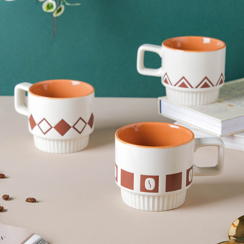 Beige Coffee Mug- Mug for coffee, tea mug, cappuccino mug | Cups and Mugs for Coffee Table & Home Decor