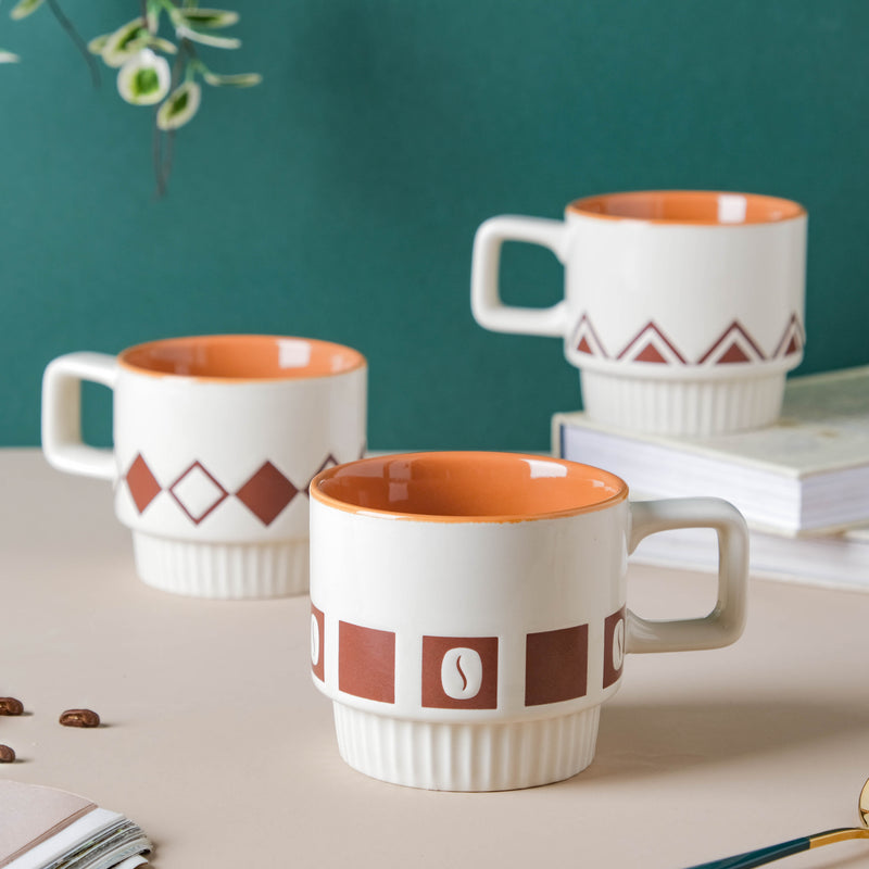 Beige Coffee Mug- Mug for coffee, tea mug, cappuccino mug | Cups and Mugs for Coffee Table & Home Decor