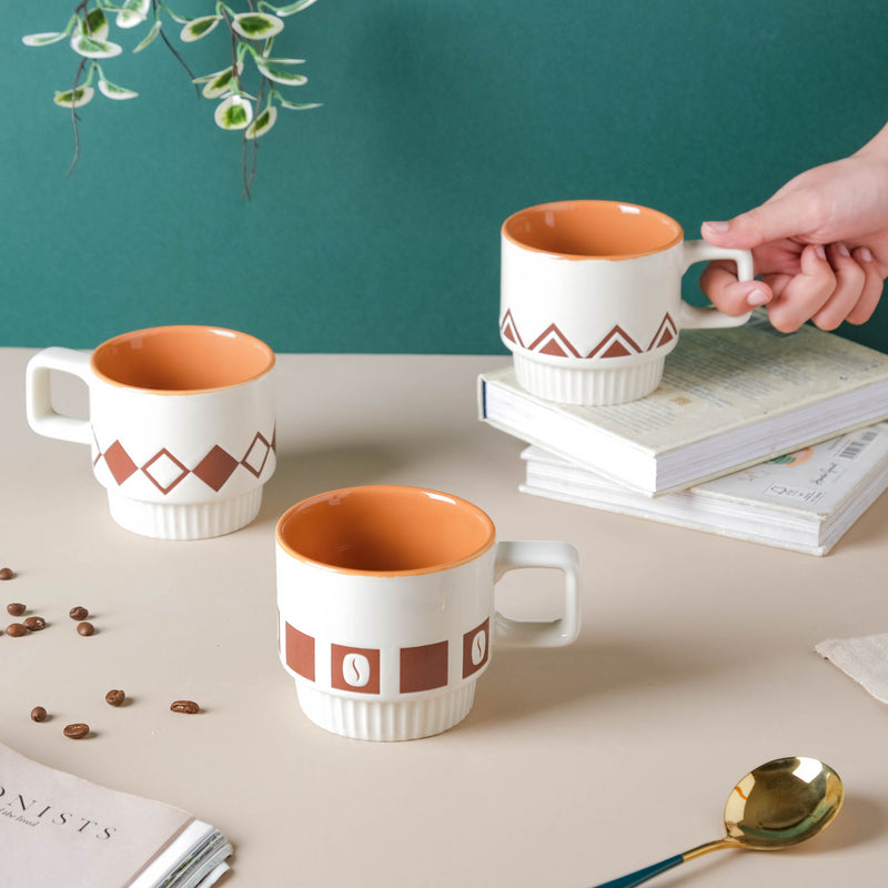 Beige Coffee Mug- Mug for coffee, tea mug, cappuccino mug | Cups and Mugs for Coffee Table & Home Decor