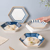 Nitori Hexagon Plate - Serving plate, snack plate, dessert plate | Plates for dining & home decor