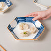 Nitori Hexagon Plate - Serving plate, snack plate, dessert plate | Plates for dining & home decor