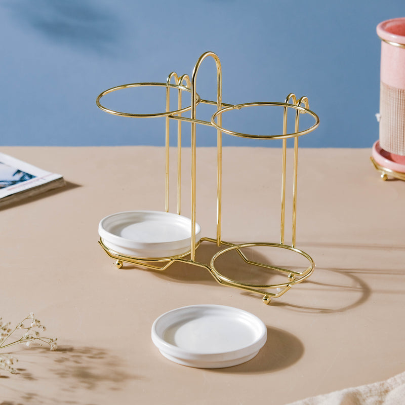 Gemini Twin Tumbler Set Of 2 White - Kitchen Tool