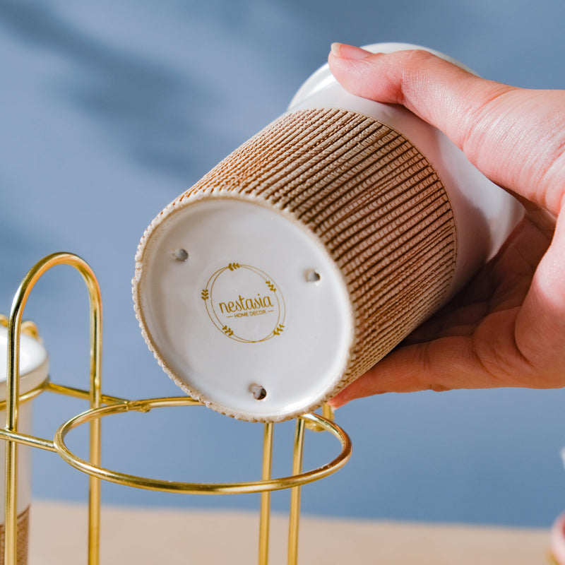 Gemini Twin Tumbler Set Of 2 White - Kitchen Tool