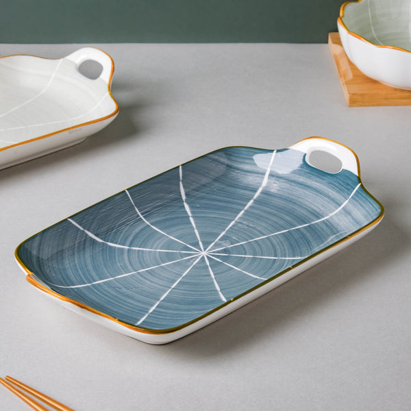 Willow Serving Plate - Ceramic platter, serving platter, fruit platter | Plates for dining table & home decor