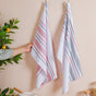 Striped Cotton Kitchen Towel Set Of 2