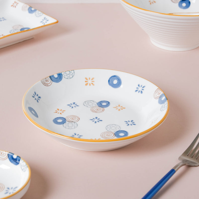 Feliz Abstract 36 Piece Pasta Set For 6