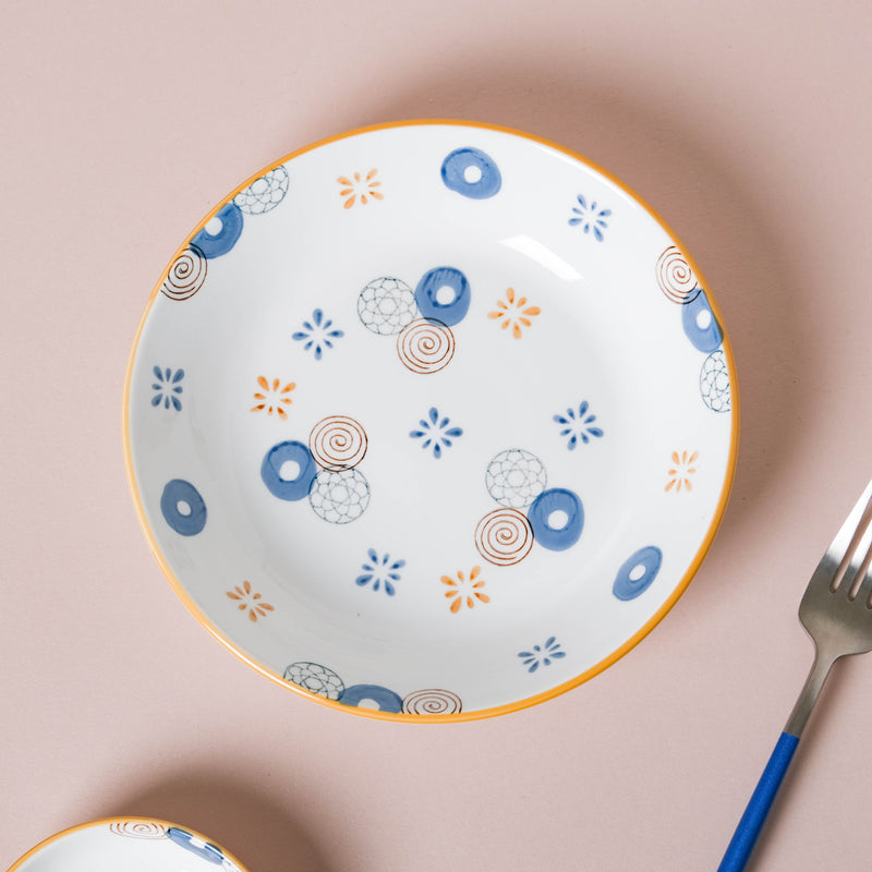 Feliz Abstract 36 Piece Pasta Set For 6