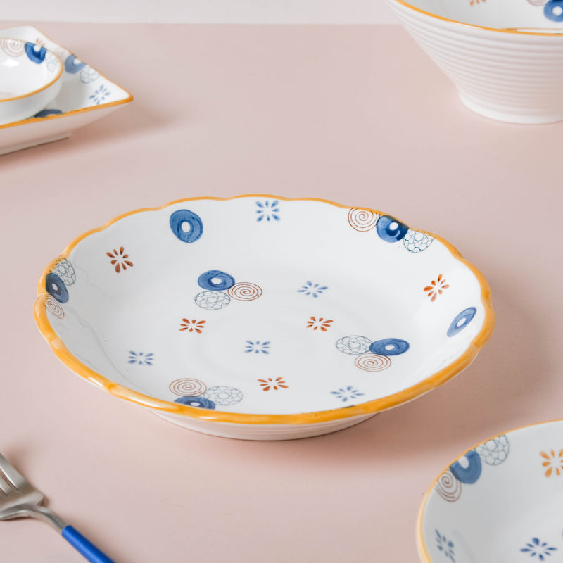 Feliz Abstract 36 Piece Pasta Set For 6