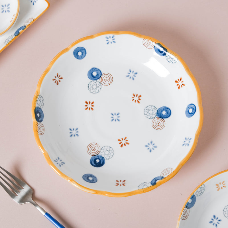 Feliz Abstract 36 Piece Pasta Set For 6