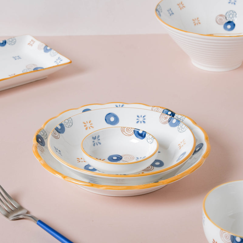 Feliz Abstract 36 Piece Pasta Set For 6