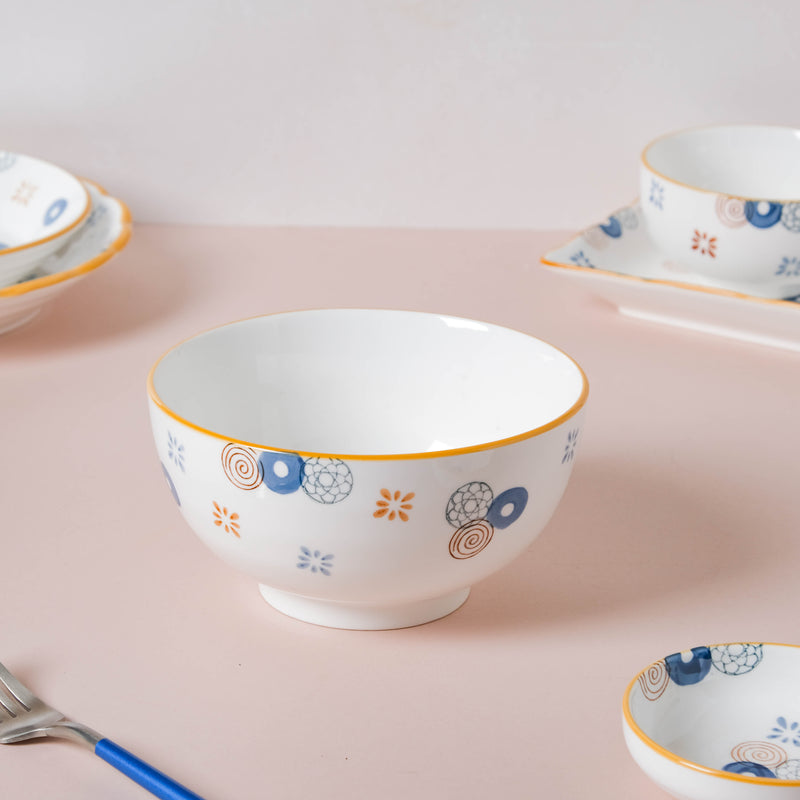 Feliz Abstract 36 Piece Pasta Set For 6