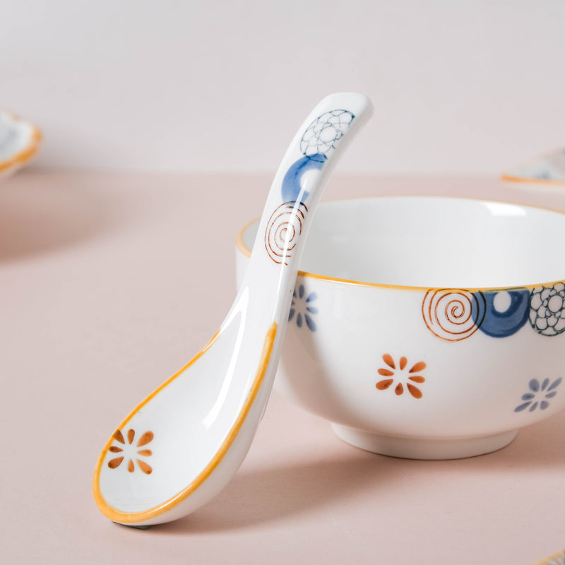 Feliz Abstract 36 Piece Pasta Set For 6