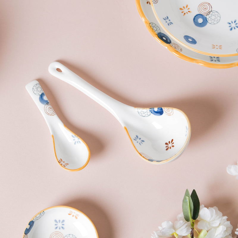 Feliz Abstract 36 Piece Pasta Set For 6