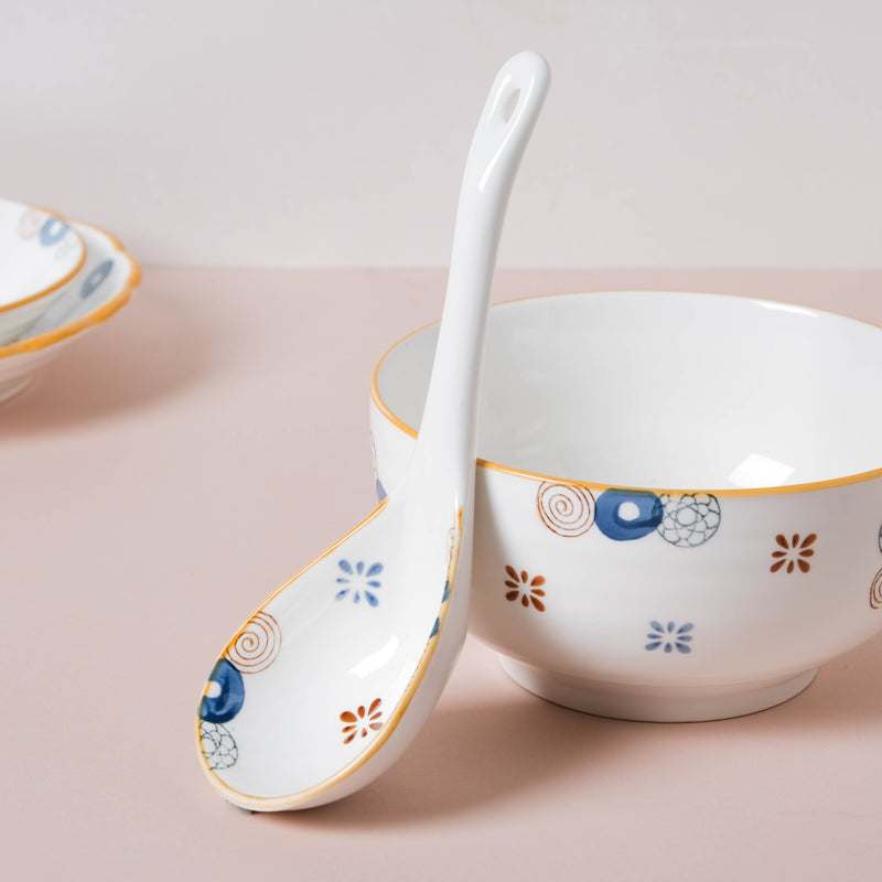 Feliz Abstract 36 Piece Pasta Set For 6