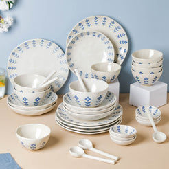 Flora 33 Piece Dinner Set For 6