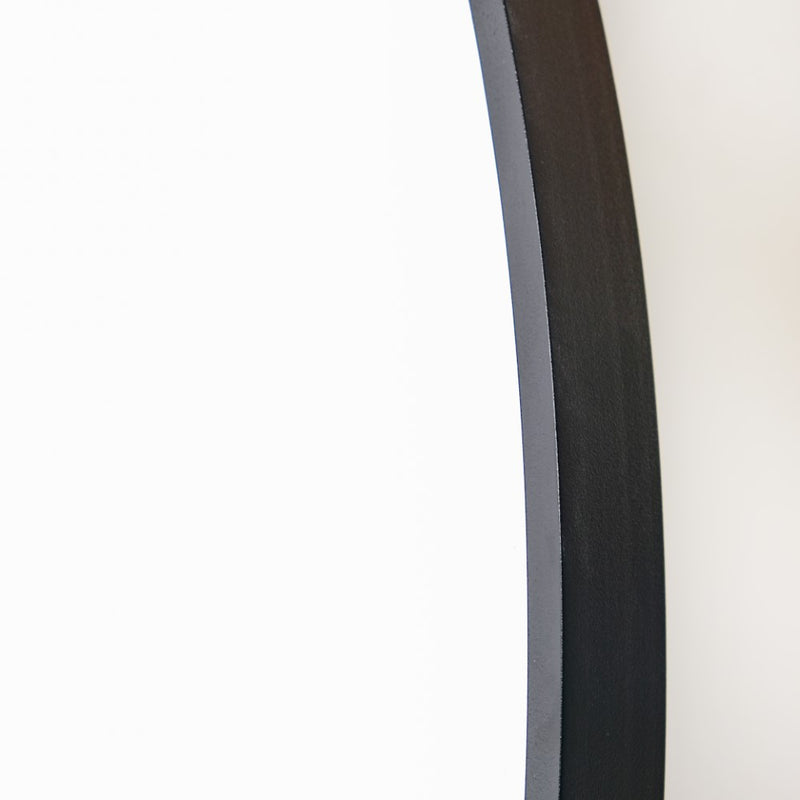 Wall Black Border Minimalist Round Mirror 19 Inch - Wall mirror for home decor | Living room, bathroom & bedroom decoration ideas