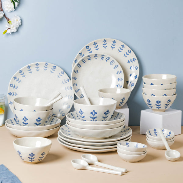 Flora 33 Piece Dinner Set For 6