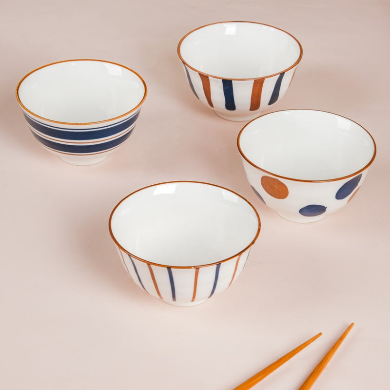 Meraki Bowl Set Of 4 With Gift Box