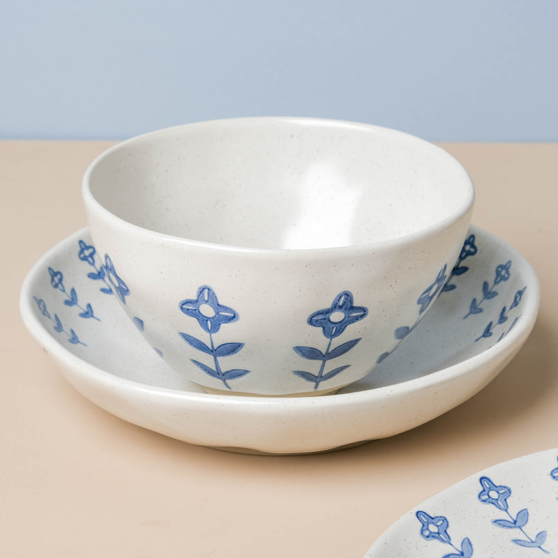 Flora 33 Piece Dinner Set For 6