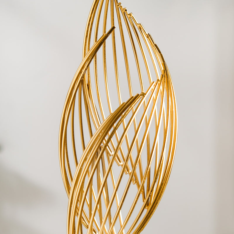 Eternal Flame Sculpture Showpiece Gold Large- Flame Sculpture, Gold Showpiece, Gold Flame Decor, Home Decor, Decor Statue