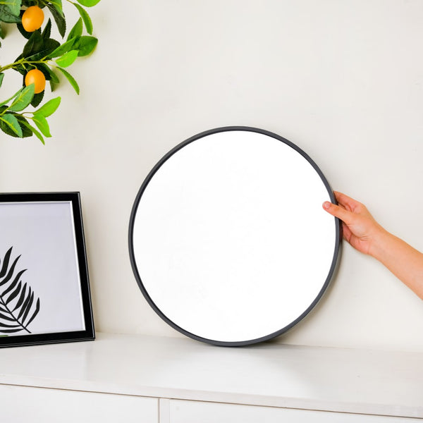 Vanity Mirror Black 15 Inch