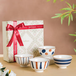 Meraki Bowl Set Of 4 With Gift Box