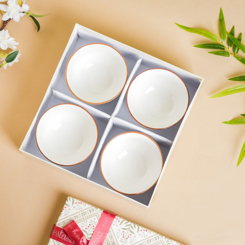 Meraki Bowl Set Of 4 With Gift Box