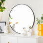 Hanging Mirror Black 27 Inch - Wall mirror for home decor | Living room, bathroom & bedroom decoration ideas