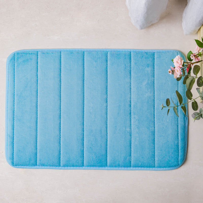 Door Mat Light Blue