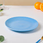 7 Ring Ocean Blue Snack Plate 8 inch - Serving plate, snack plate, dessert plate | Plates for dining & home decor