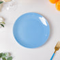 7 Ring Ocean Blue Snack Plate 8 inch - Serving plate, snack plate, dessert plate | Plates for dining & home decor