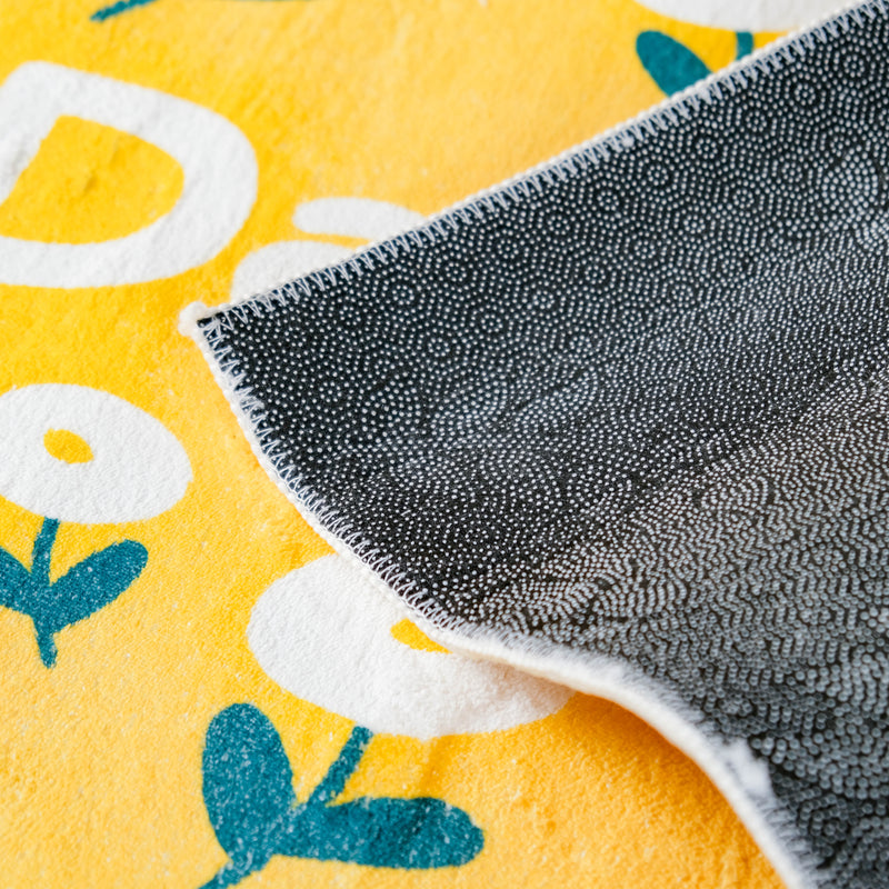 Bedside Runner Rug Yellow Small