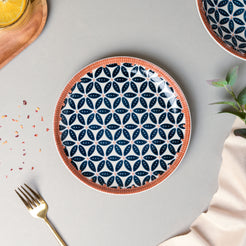 Floret Ceramic Snack Plate 7.5 Inch - Serving plate, snack plate, dessert plate | Plates for dining & home decor