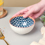 Floret Ceramic Snack Bowl 4.5 Inch 250 ml - Bowl,ceramic bowl, snack bowls, curry bowl, popcorn bowls | Bowls for dining table & home decor