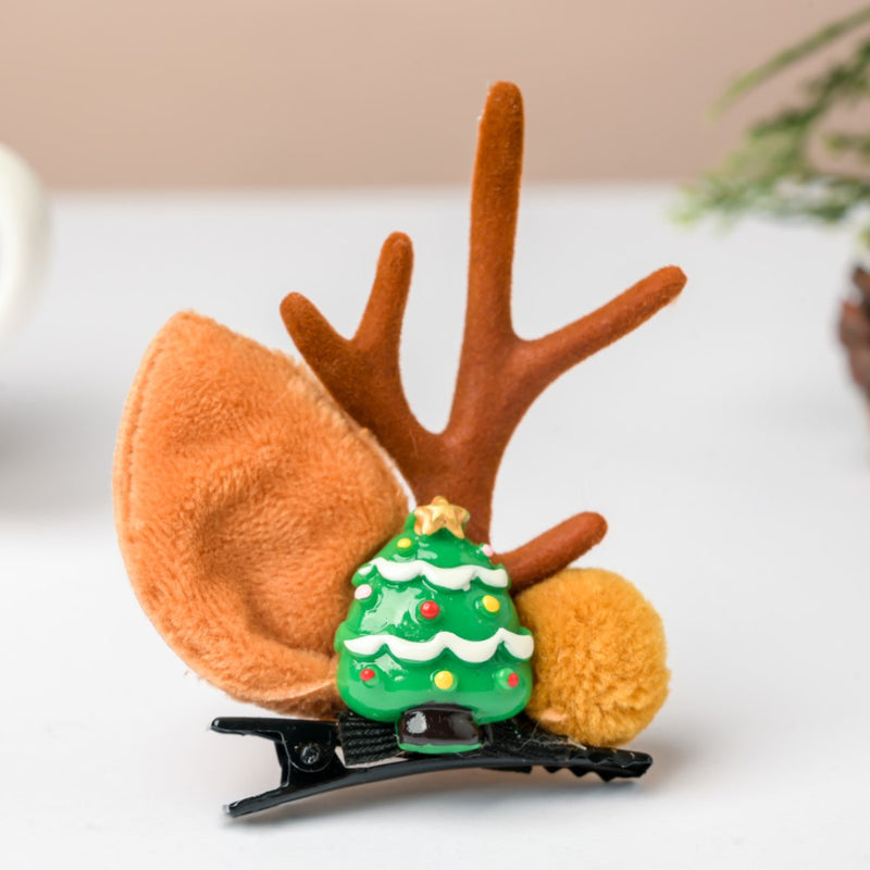 Christmas Tree Hairclip Set Of 2