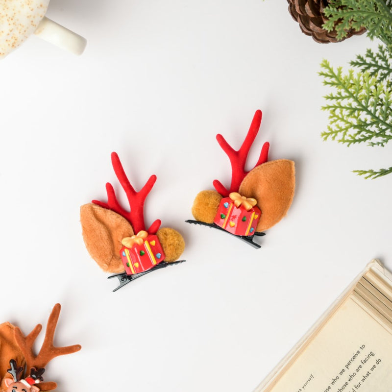Christmas Gift Hairclip Set Of 2