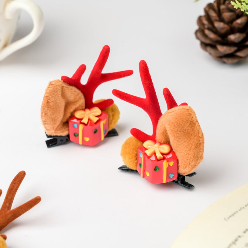 Christmas Gift Hairclip Set Of 2