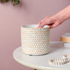 Ceramic Rope Planter Pot - Indoor planters and flower pots | Home decor items