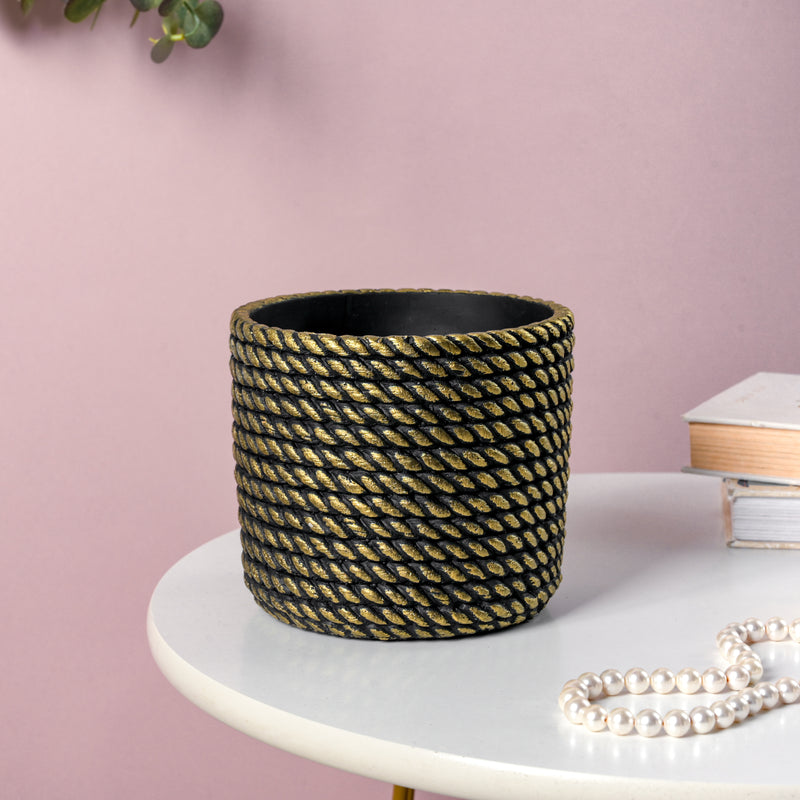 Ceramic Rope Planter Pot - Indoor planters and flower pots | Home decor items