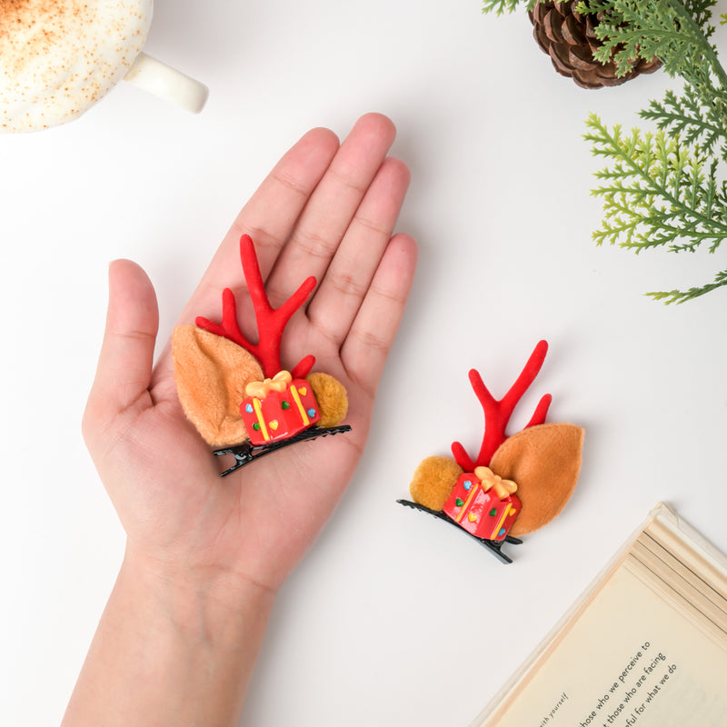 Christmas Gift Hairclip Set Of 2