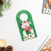 Snow Door Tag Green 8.5 Inch - Showpiece | Home decor item | Room decoration item