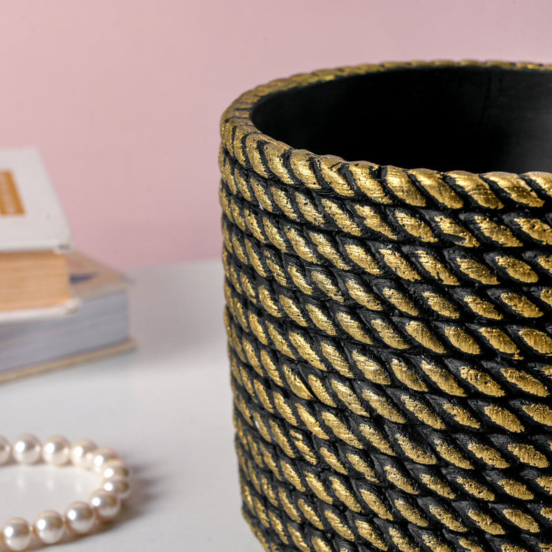 Ceramic Rope Planter Pot - Indoor planters and flower pots | Home decor items