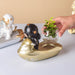 Black Astronaut Diver Glass Vase - Showpiece | Home decor item | Room decoration item