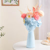 Charming Lady Blue Vase - Flower vase for home decor, office and gifting | Room decoration items