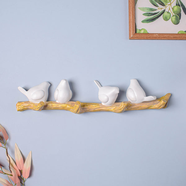 Four Doves Wall Hook - Wall hook/wall hanger for wall decoration & wall design | Home & room decoration ideas