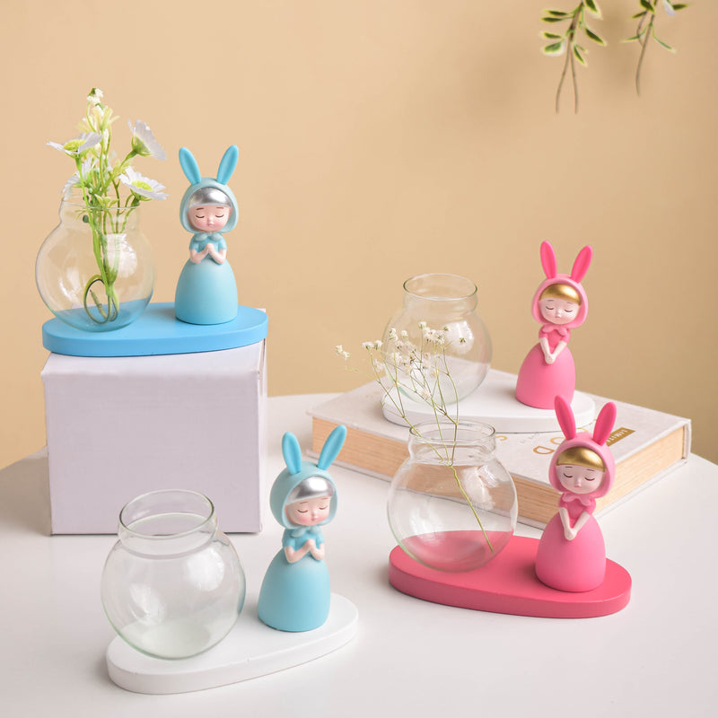 Bunny Fairy Vase - Showpiece | Home decor item | Room decoration item