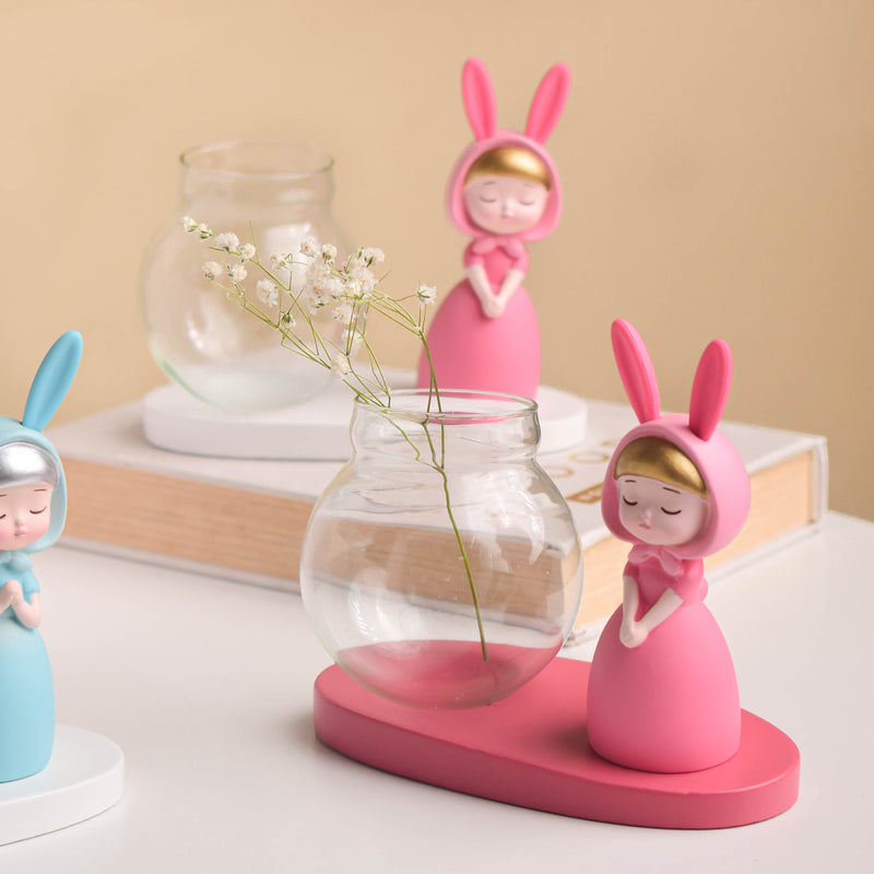 Bunny Fairy Vase - Showpiece | Home decor item | Room decoration item