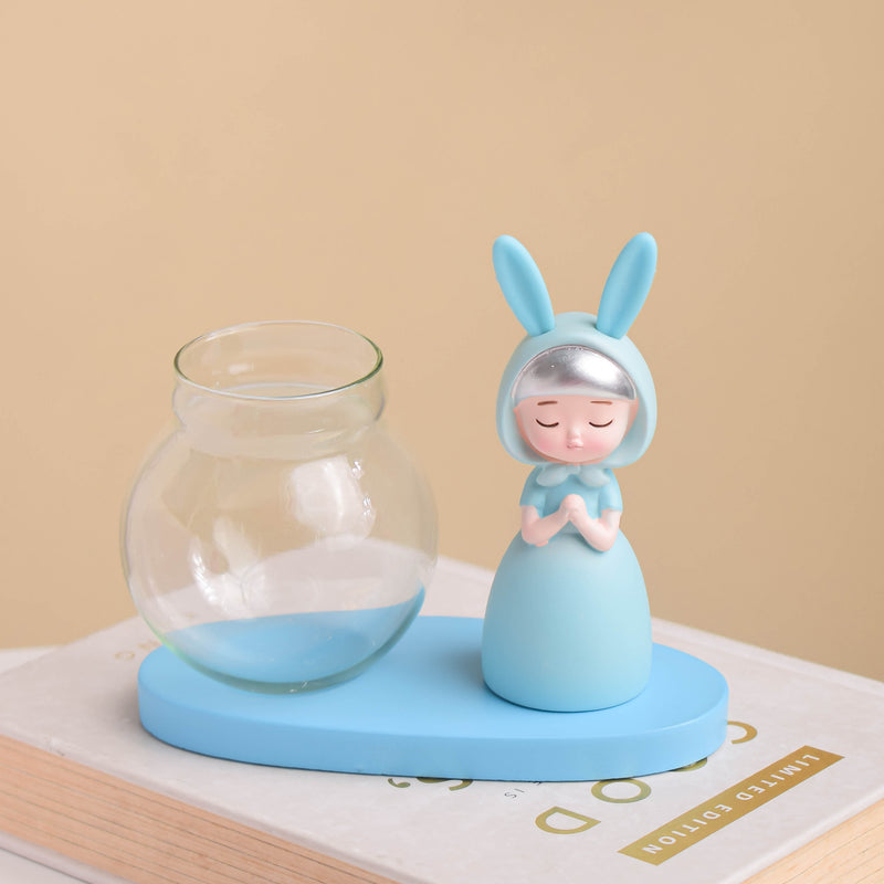 Bunny Fairy Vase - Showpiece | Home decor item | Room decoration item